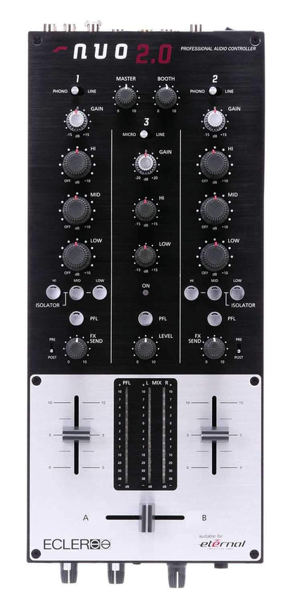 Ecler NUO 2.0 2 Channel DJ Mixer - PSSL ProSound and Stage Lighting