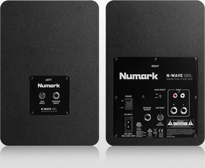 Numark N-Wave 580L Desktop Powered Monitors with LED - PSSL ProSound and Stage Lighting