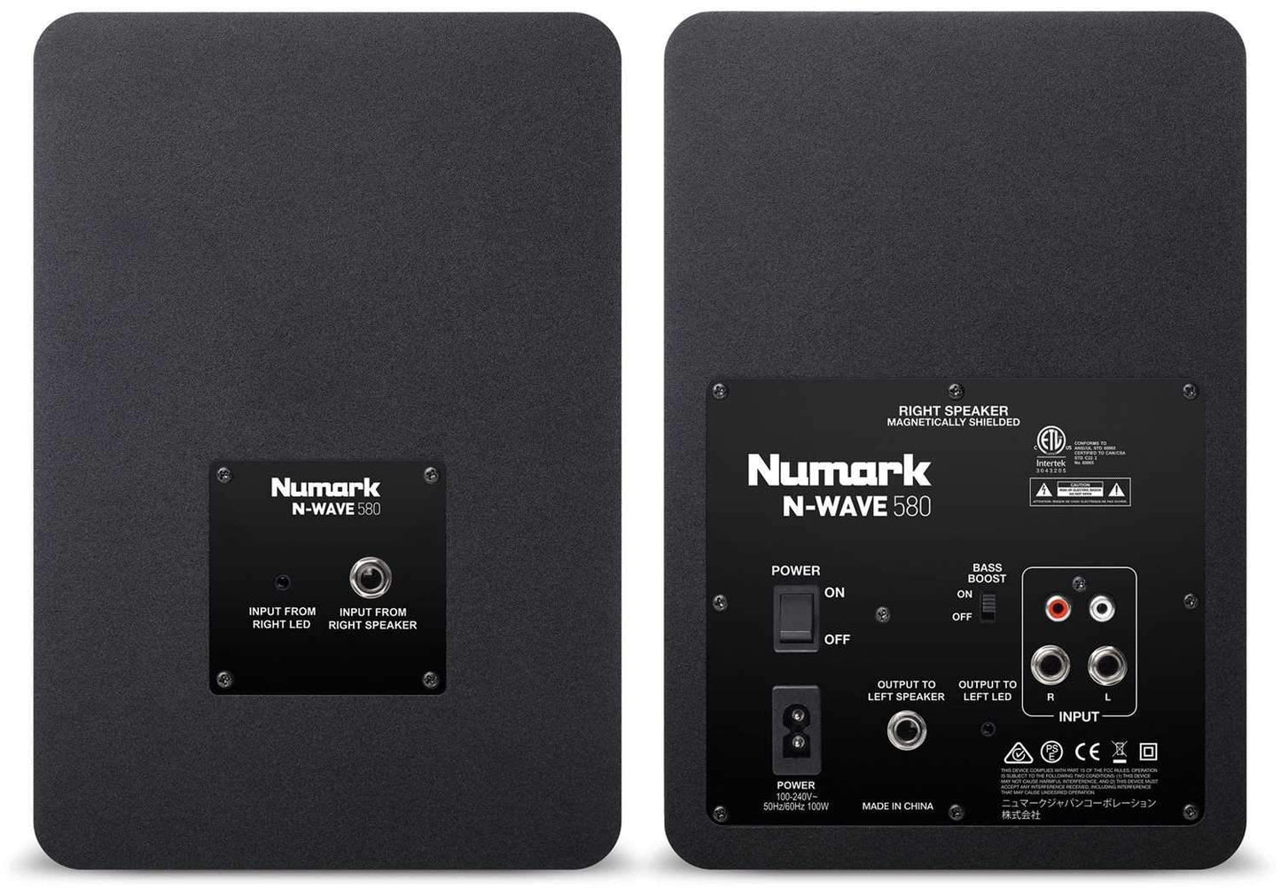 Numark NWave580 5 in Powered Desktop Monitors Pair - PSSL ProSound and Stage Lighting
