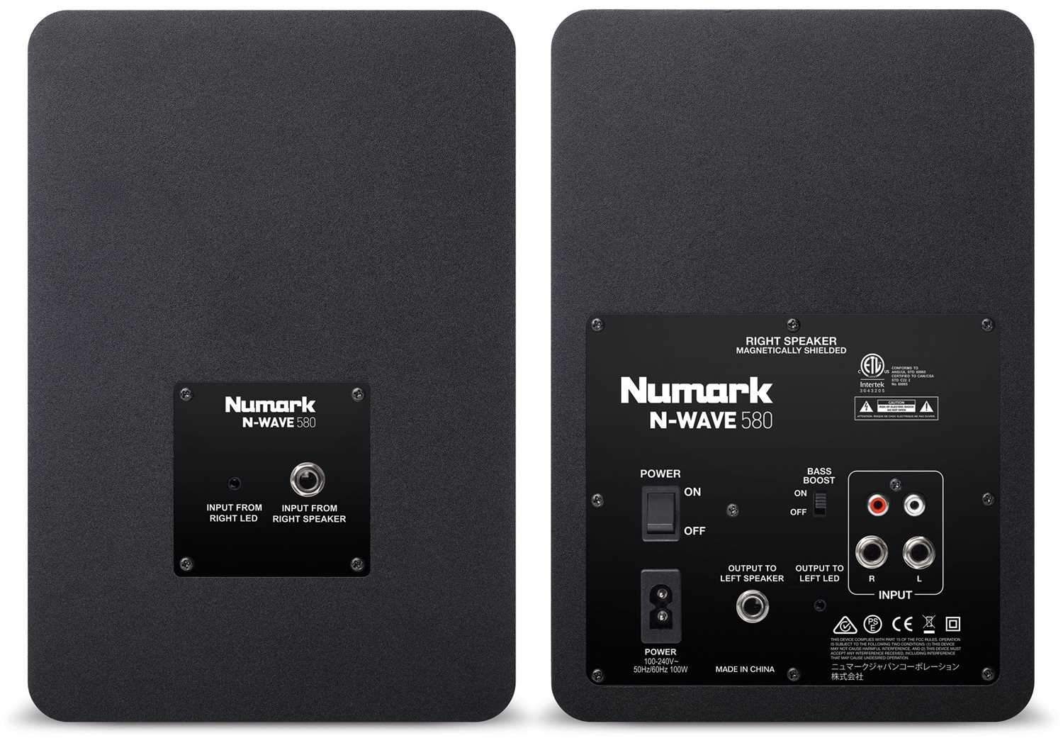 Numark NWave580 5 in Powered Desktop Monitors Pair - PSSL ProSound and Stage Lighting