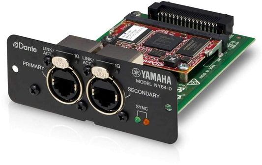 Yamaha NY-64D Dante Digital Interface Card - PSSL ProSound and Stage Lighting