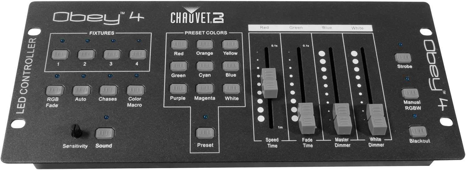 Chauvet Obey 4 Compact 16 Channel DMX Controller - PSSL ProSound and Stage Lighting