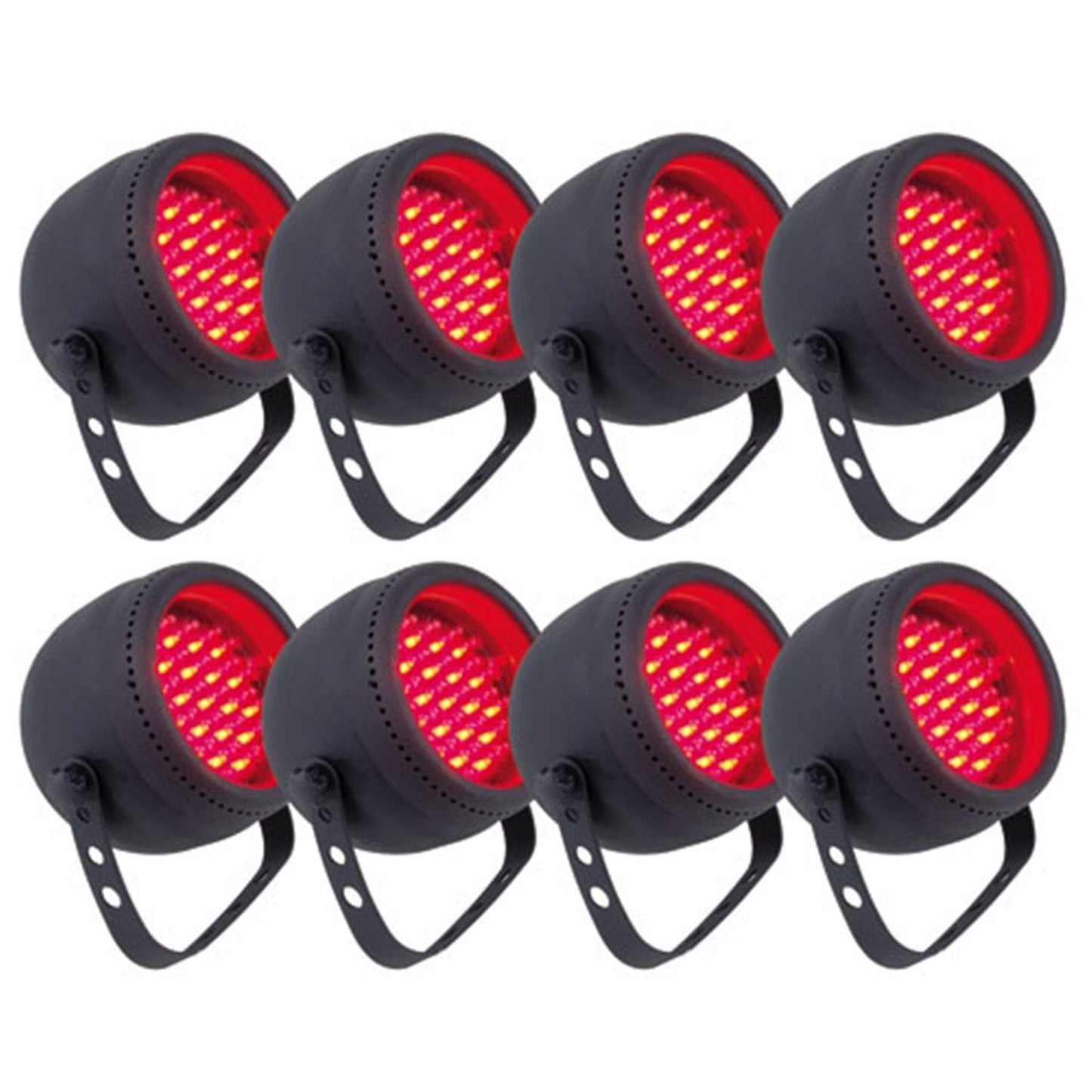 Elation OCTOPOD-80 Set Of Eight Led Fixtures BLK - PSSL ProSound and Stage Lighting
