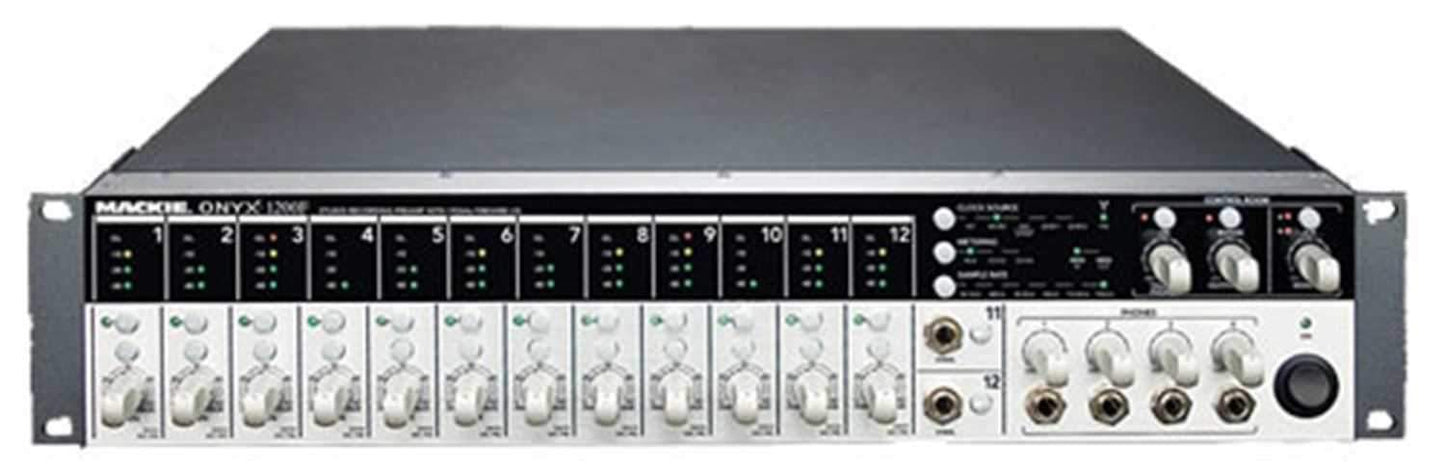 Mackie ONYX-1200-F 12Ch Firewire Interface/Preamp - PSSL ProSound and Stage Lighting