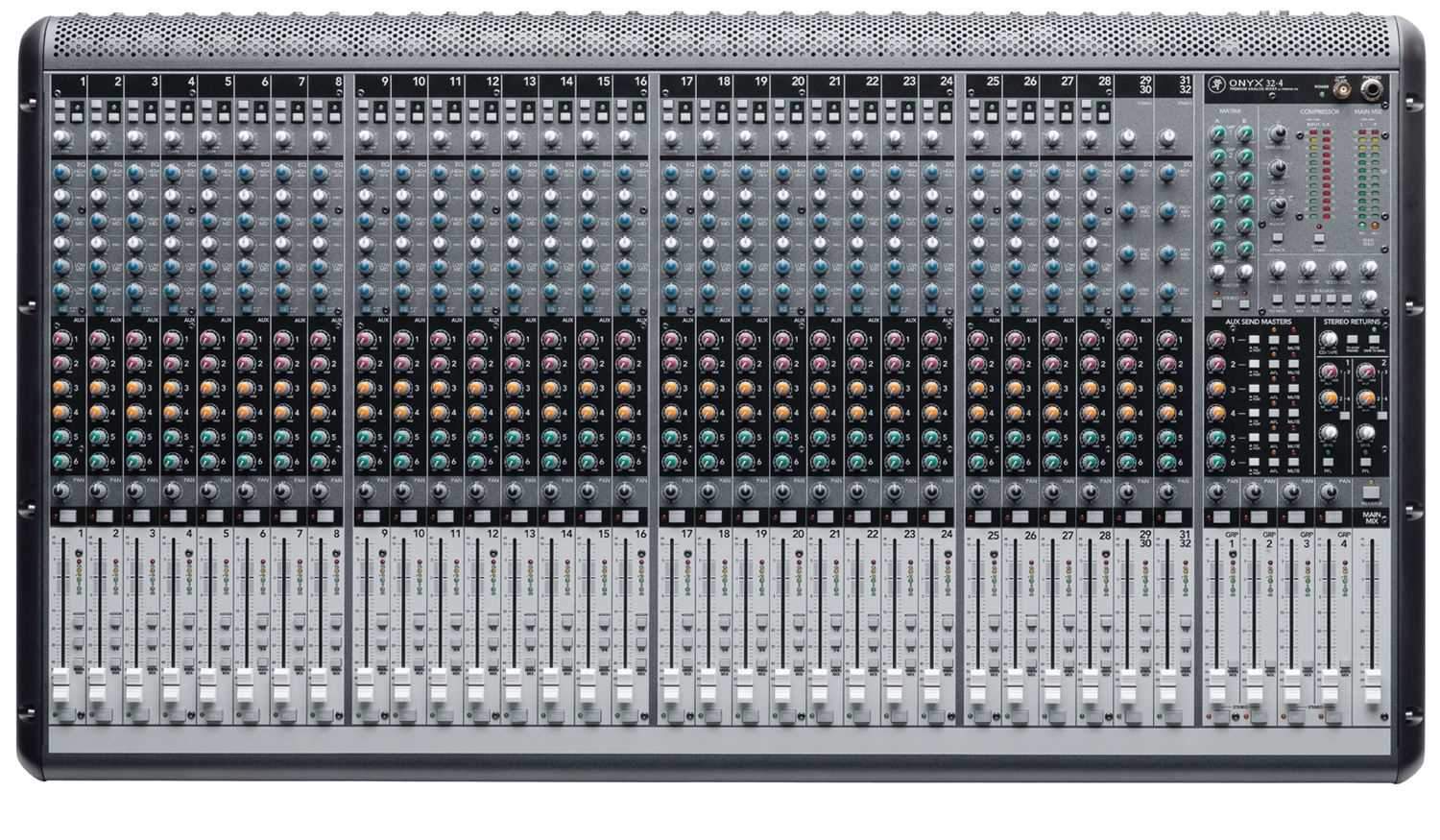 Mackie ONYX-32-4 32Ch/4-Bus Premium Mixing Conso - PSSL ProSound and Stage Lighting