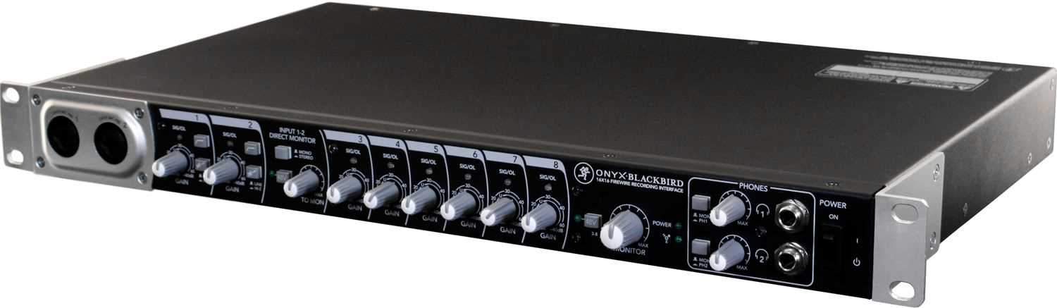 Mackie ONYX-BLACKBIRD FireWire Recording Interface - PSSL ProSound and Stage Lighting