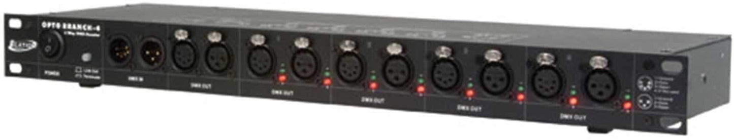 Elation OPTO BRANCH 4 4-Way DMX Distributor - PSSL ProSound and Stage Lighting
