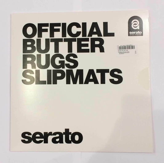Serato Official Butter Rugs (2) 12-Inch Slipmats White - PSSL ProSound and Stage Lighting