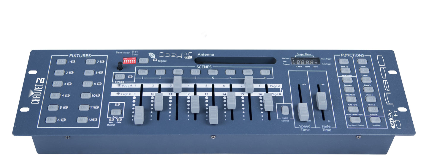 Chauvet Obey 40 D-Fi 2.4 Wireless DMX Controller - PSSL ProSound and Stage Lighting