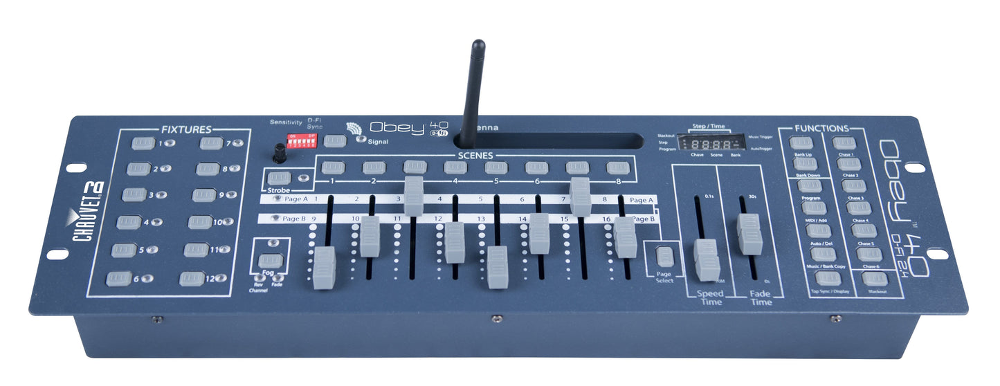 Chauvet Obey 40 D-Fi 2.4 Wireless DMX Controller - PSSL ProSound and Stage Lighting