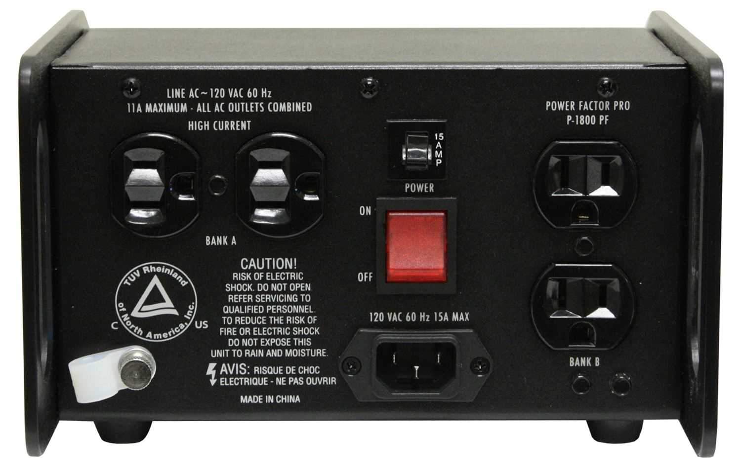 Furman P1800PF 15 Amp Power Factor Pro 9 Outlets - PSSL ProSound and Stage Lighting