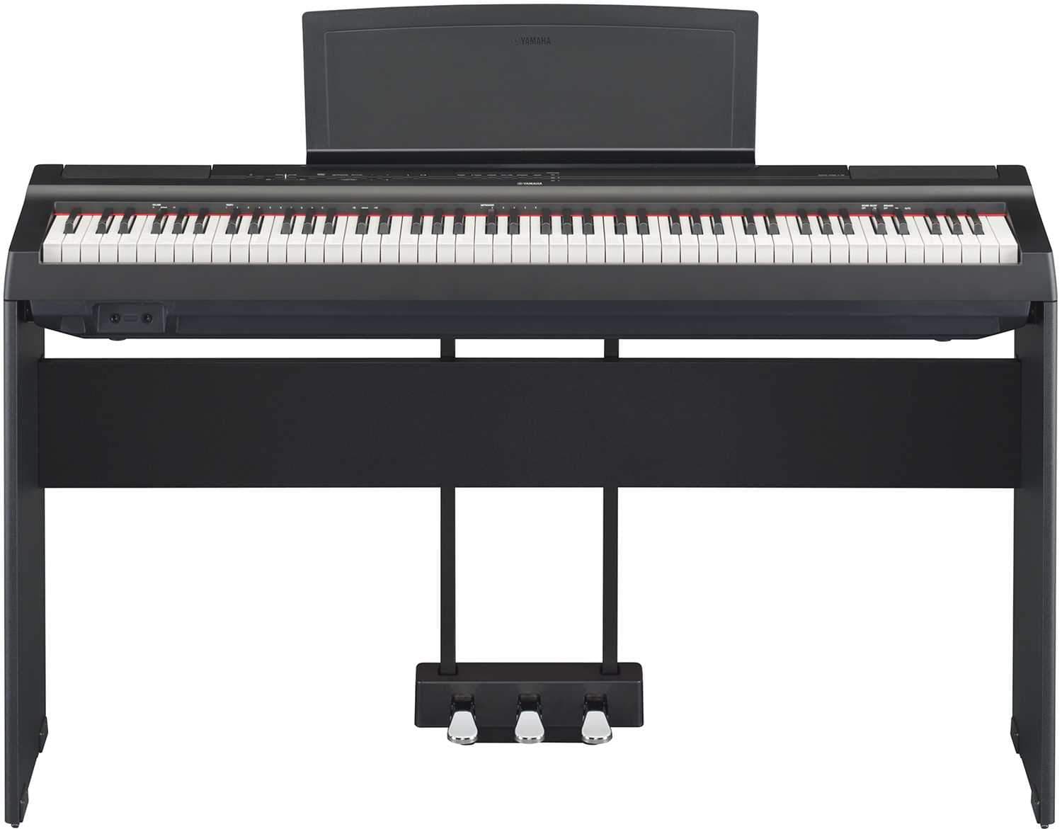 Yamaha P-125 88-Note Digital Piano with Weighted GHS Action, Black P125B