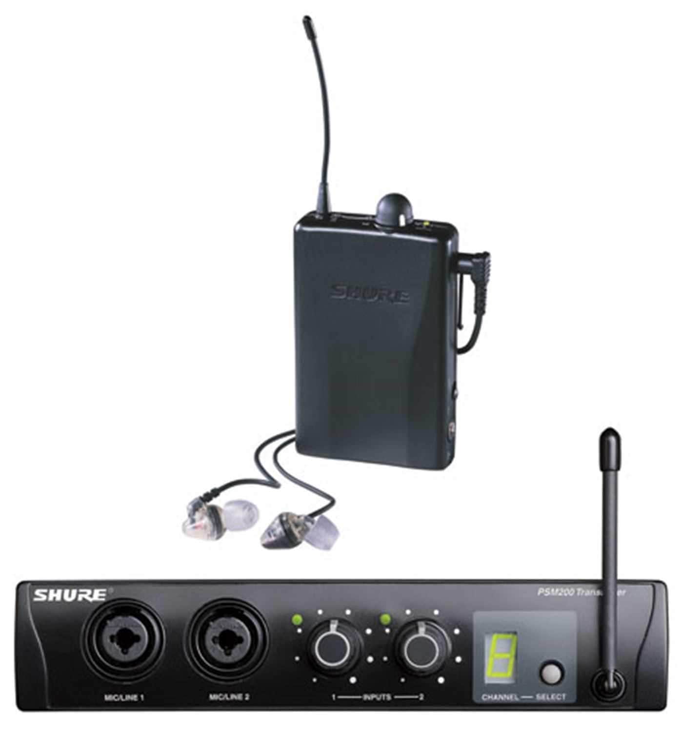 Shure P2RE2-H2 Psm200 Series Wired Monitor System - PSSL ProSound and Stage Lighting