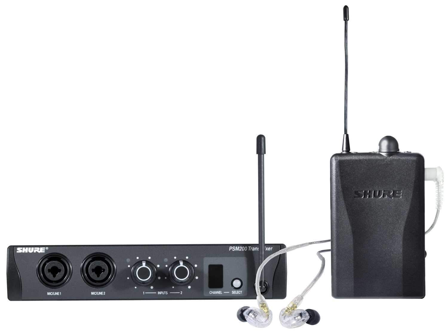 Shure P2TR215CL Wireless Monitor System with PSM200 - PSSL ProSound and Stage Lighting