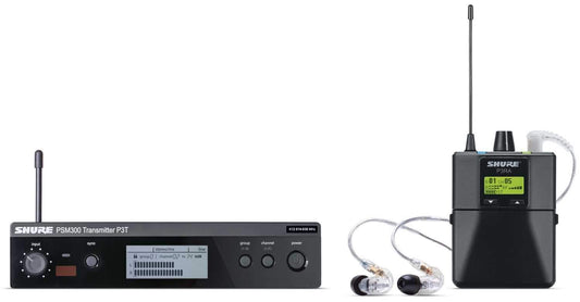 Shure PSM300 In-Ear Wireless System with SE215-CL - PSSL ProSound and Stage Lighting