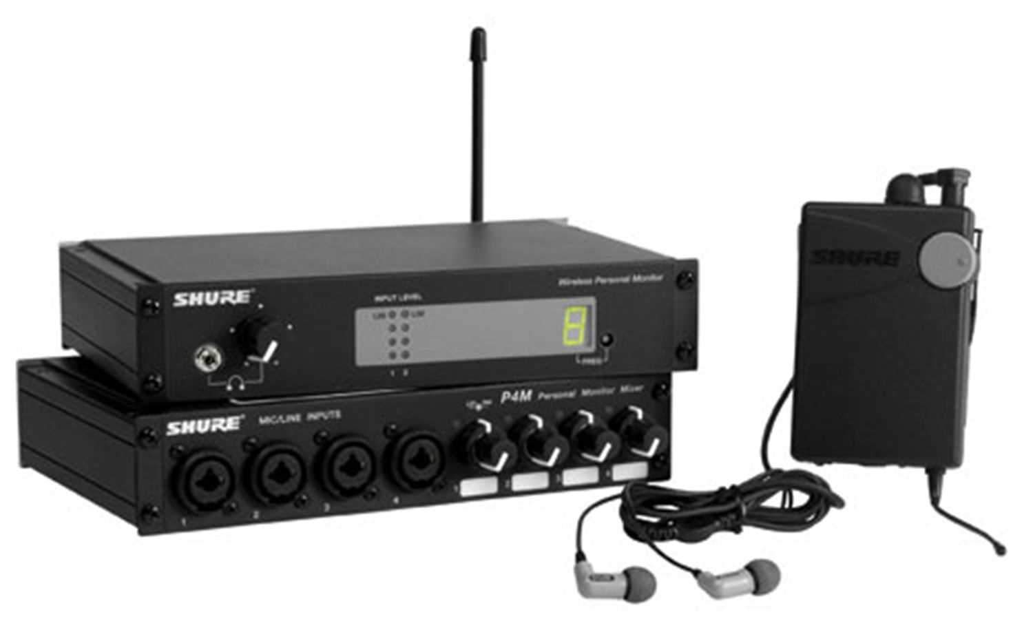 Shure P4MTRE3 Personal Wireless Performance Pack - PSSL ProSound and Stage Lighting