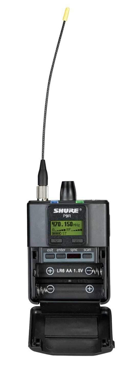 Shure P9R Wireless Bodypack Receiver For Psm900 - PSSL ProSound and Stage Lighting