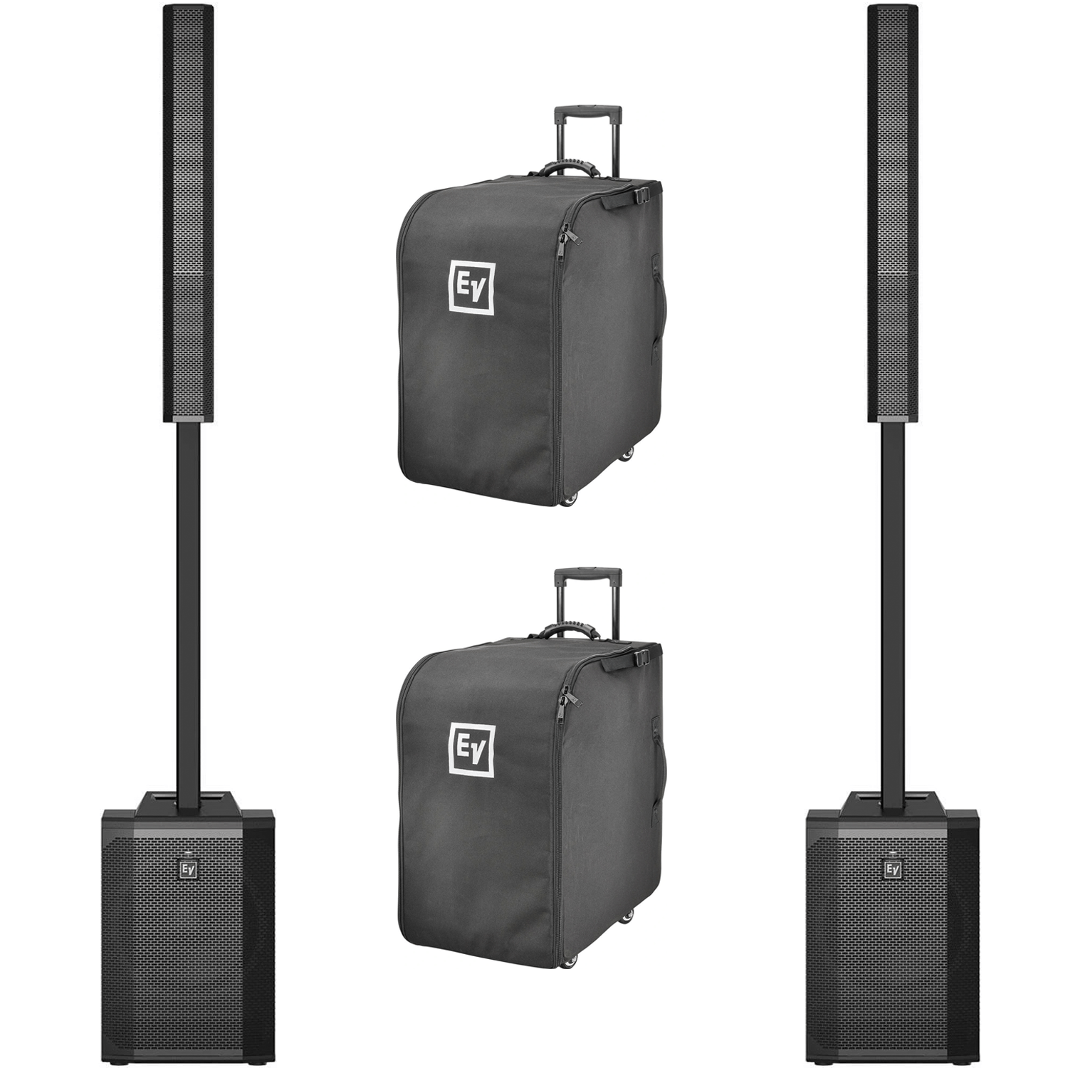 Electro-Voice EVOLVE 50 Speaker Pair with Cases - PSSL ProSound and Stage Lighting