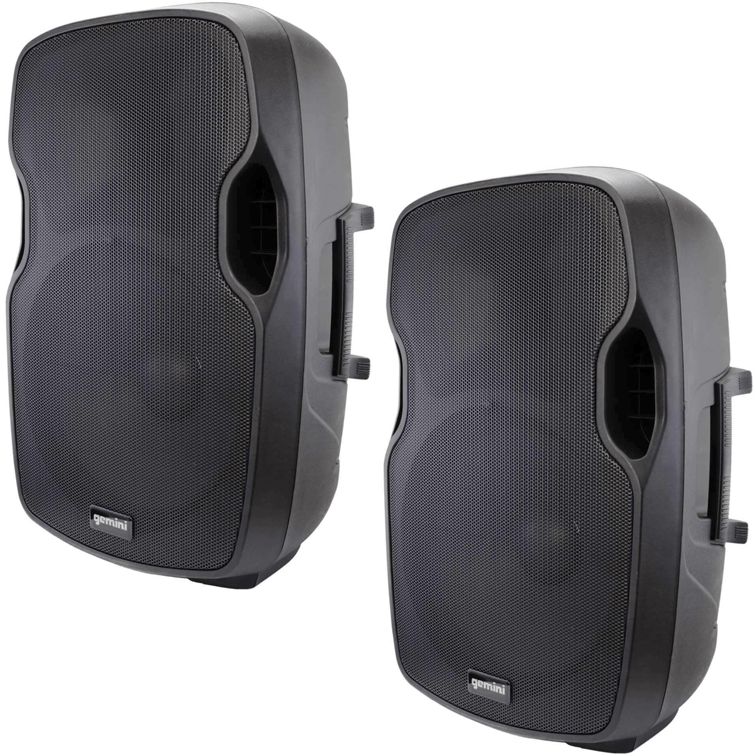 Gemini AS-15P 15-Inch 2-Way Powered Speakers Pair - PSSL ProSound and Stage Lighting