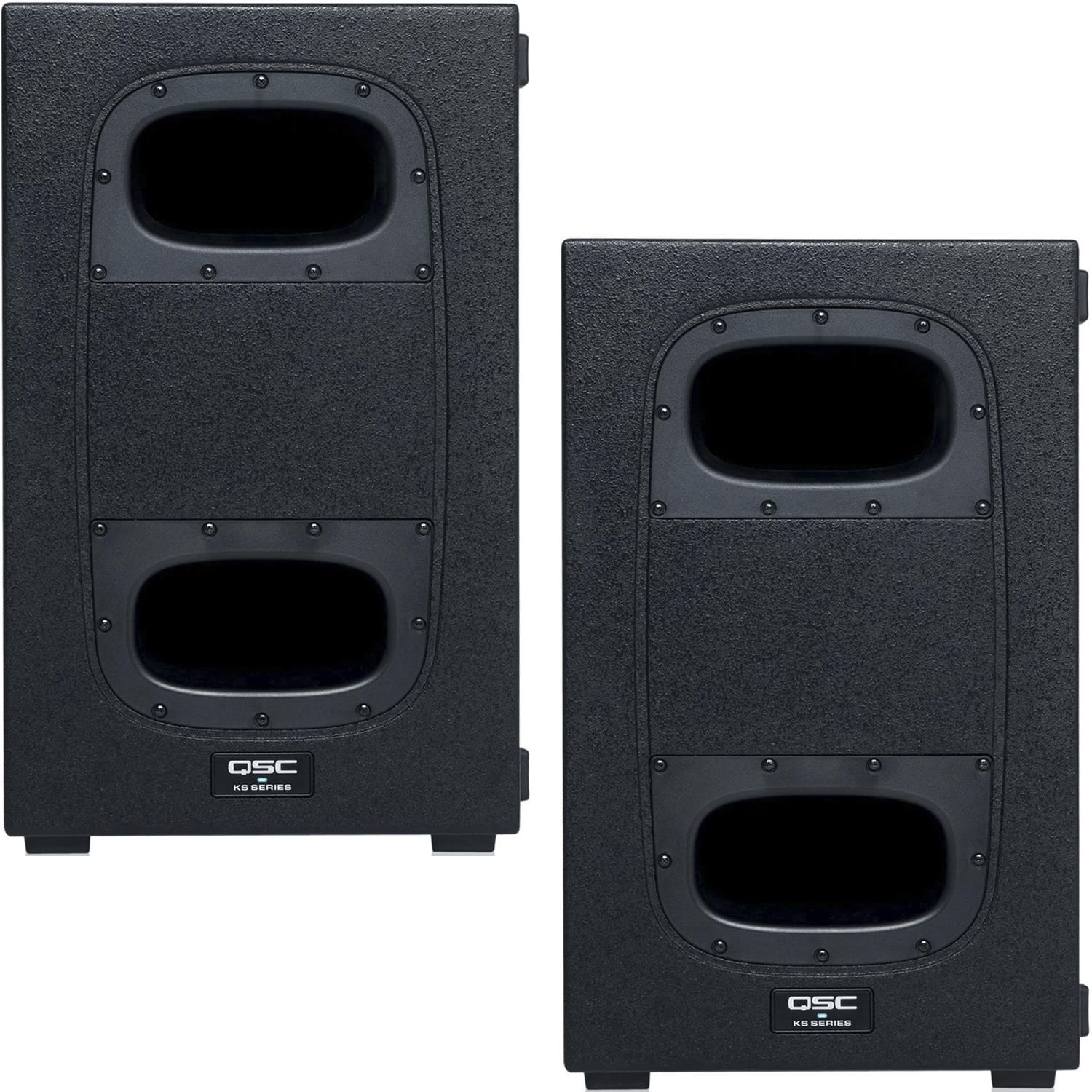 QSC KS112 2000W 12-Inch Compact Powered Subwoofer Pair - PSSL ProSound and Stage Lighting