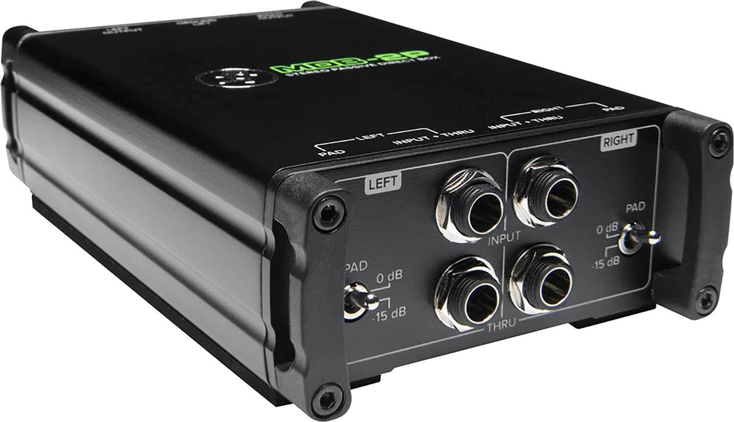 Mackie MDB-2P Direct Box with 1/4 Inch Cables - PSSL ProSound and Stage Lighting