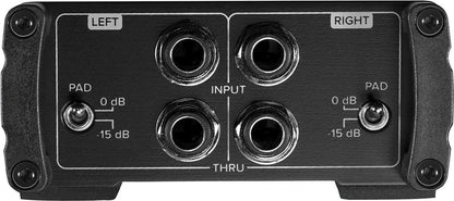 Mackie MDB-2P Direct Box with 1/4 Inch Cables - PSSL ProSound and Stage Lighting