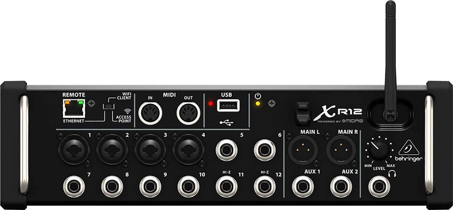 Behringer X Air XR12 Digital Mixer with XLR Cables - PSSL ProSound and Stage Lighting