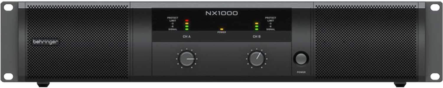 Behringer NX1000 Ultra-Lightweight 1000w Power Amplifier with Case - PSSL ProSound and Stage Lighting