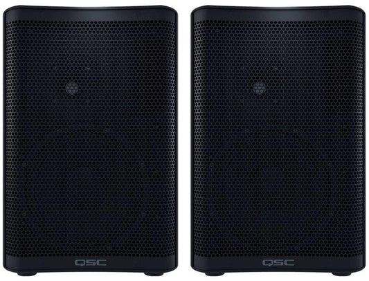 QSC CP8 8-Inch 2-Way 1000W Powered Speaker Pair - PSSL ProSound and Stage Lighting