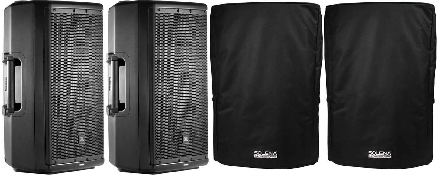 JBL EON612 12-Inch Powered Speaker Pair with Covers - PSSL ProSound and Stage Lighting