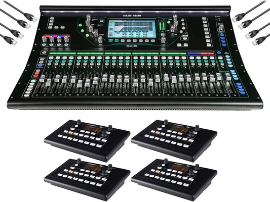 Allen & Heath SQ-6 Digital Mixer with ME-1 4-Pack - PSSL ProSound and Stage Lighting