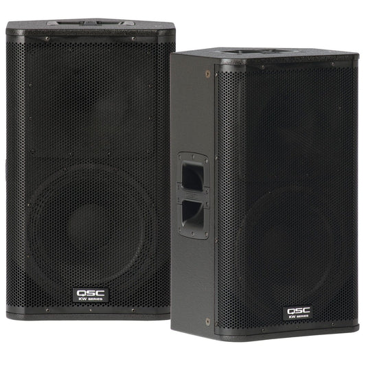 QSC KW122 12 in 2 Way Powered PA Speaker Pair - PSSL ProSound and Stage Lighting