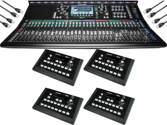 Allen & Heath SQ-7 Digital Mixer with ME-500 4-Pack - PSSL ProSound and Stage Lighting