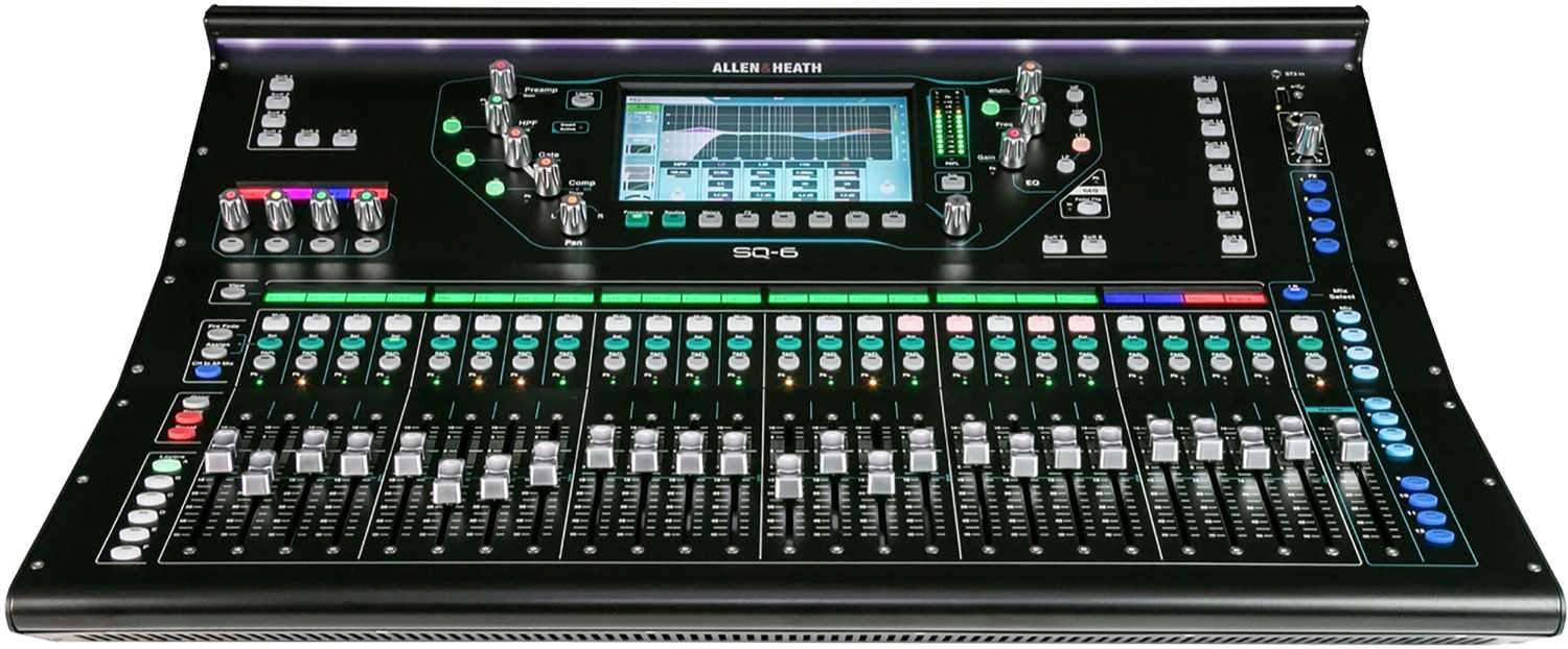 Allen & Heath SQ-6 Digital Mixer with ME-U Hub & ME-1 4-Pack - PSSL ProSound and Stage Lighting