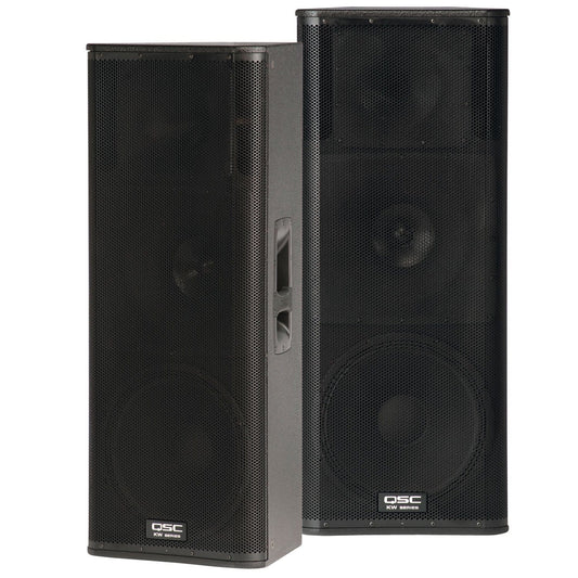 QSC KW153 15 in 3 Way Powered PA Speaker Pair - PSSL ProSound and Stage Lighting