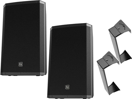 Electro-Voice ZLX15 Speaker Pair with Mount Brackets - PSSL ProSound and Stage Lighting
