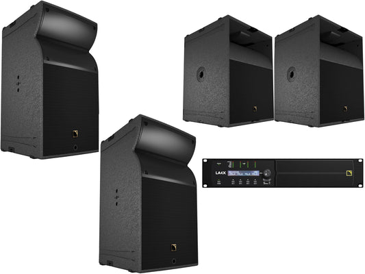 L-Acoustics A15 Focus 2-Way Passive Speaker x2 w/ KS21 Subwoofer x2 & LA4X Amp - PSSL ProSound and Stage Lighting