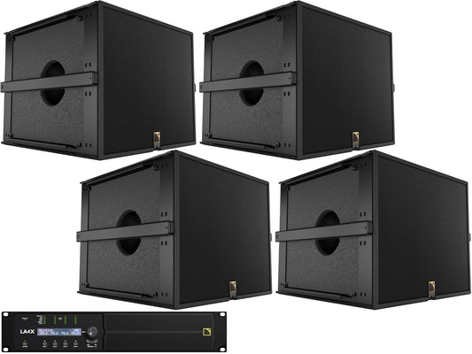 L-Acoustics SB15m Subwoofer x4 w/ LA4X Amp - PSSL ProSound and Stage Lighting