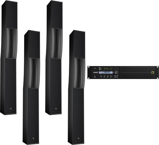 L-Acoustics Syva 2-Way Passive Medium Throw Speaker x4 w/ LA4X Amp - PSSL ProSound and Stage Lighting