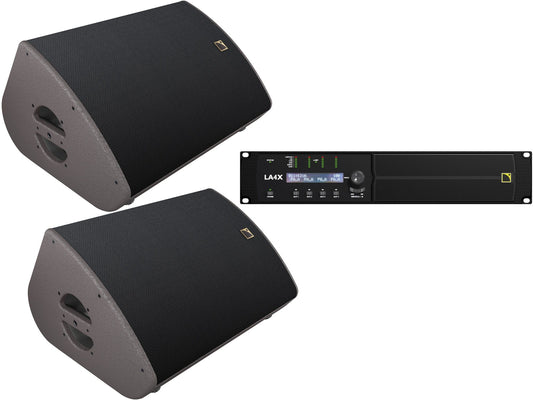 L-Acoustics X15-HiQ Passive 2-Way Coaxial Speaker x2 w/ LA4X Amp - PSSL ProSound and Stage Lighting