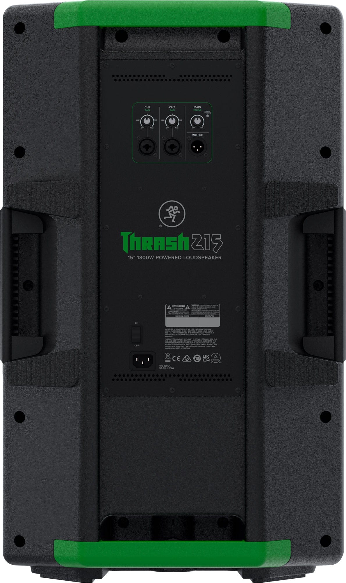Mackie Thrash215 15-Inch 1300-Watt Powered Loudspeaker (Pair) - PSSL ProSound and Stage Lighting