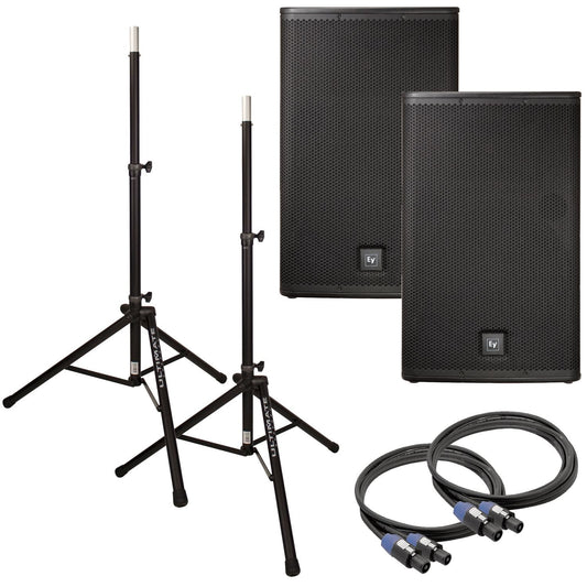 Electro Voice ELX115 15 in Passive PA Speakers Bundle - PSSL ProSound and Stage Lighting