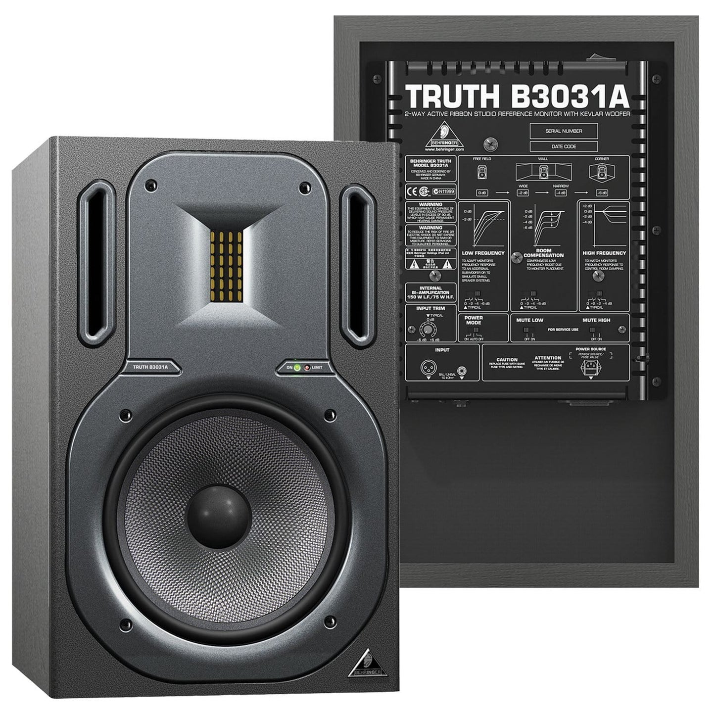 Behringer B3031A Powered Studio Monitors Pair - PSSL ProSound and Stage Lighting