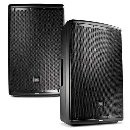 JBL EON615 15-Inch Powered Speakers Pair Bundle - PSSL ProSound and Stage Lighting