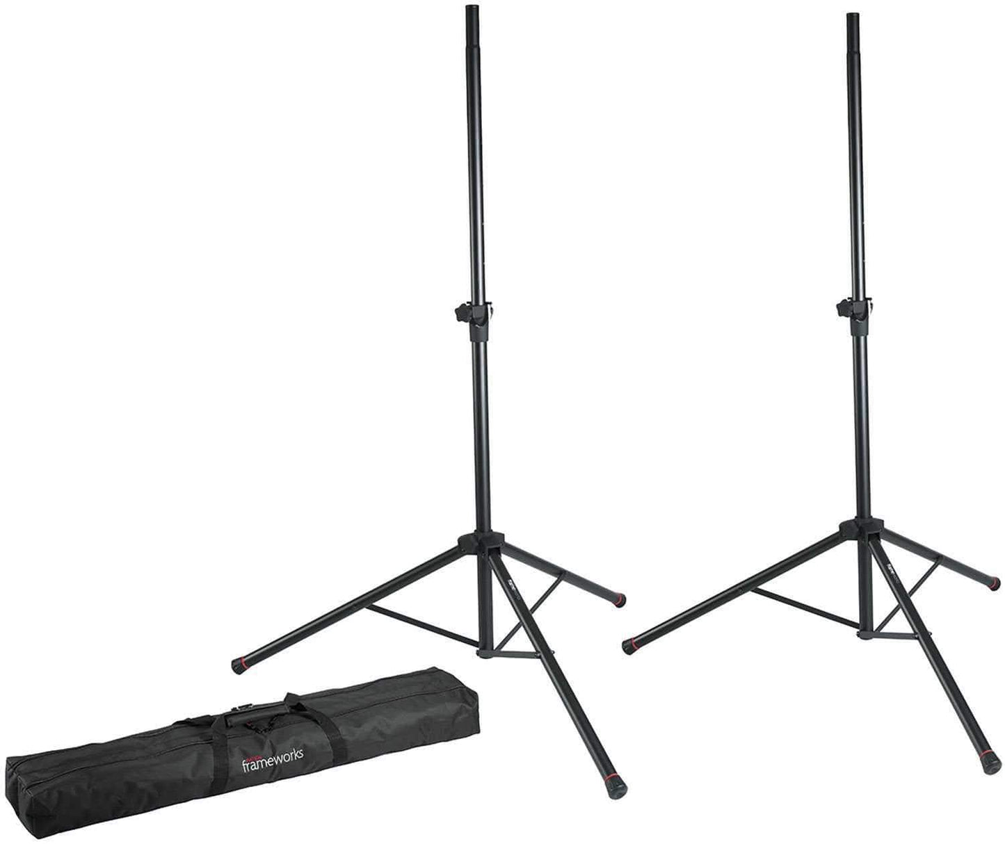 Mackie SRM450V3 12-Inch Powered Speakers (2) with Gator Stands - PSSL ProSound and Stage Lighting