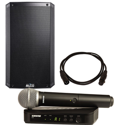 Alto Professional TS212W Powered Speaker with Shure BLX24-PG58 - PSSL ProSound and Stage Lighting