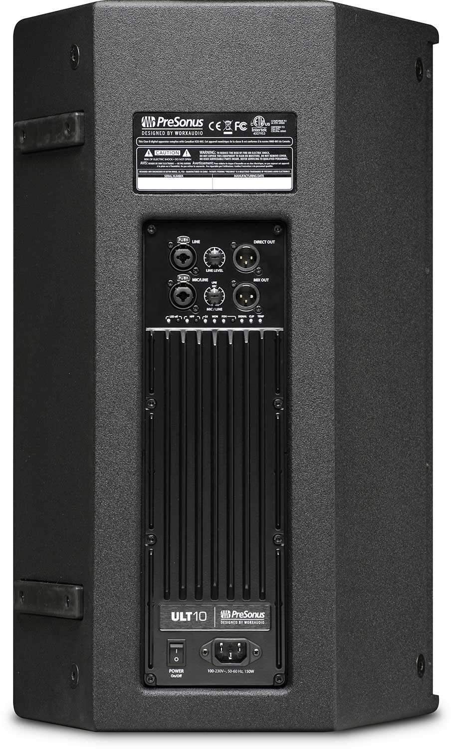 PreSonus ULT10 10-Inch 2-Way Powered Speaker Pair - PSSL ProSound and Stage Lighting