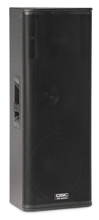 QSC KW153 15-Inch 3-Way Powered Speaker Pair with Covers - PSSL ProSound and Stage Lighting