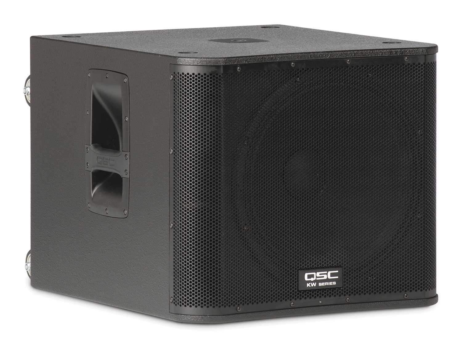 QSC KW181 18-Inch Powered Subwoofer Pair with Covers - PSSL ProSound and Stage Lighting