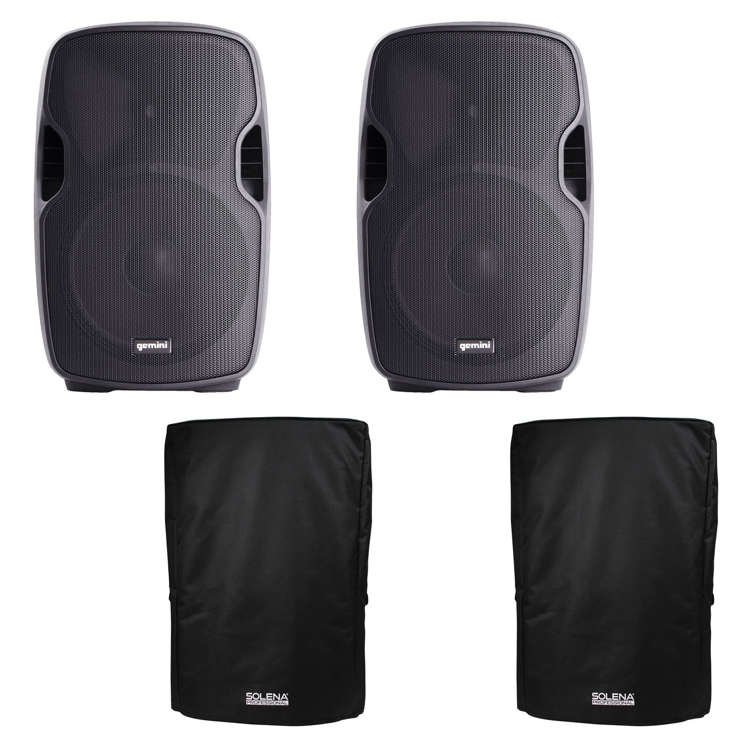 Gemini AS-12 12-inch Passive Speakers (2) with Covers - PSSL ProSound and Stage Lighting